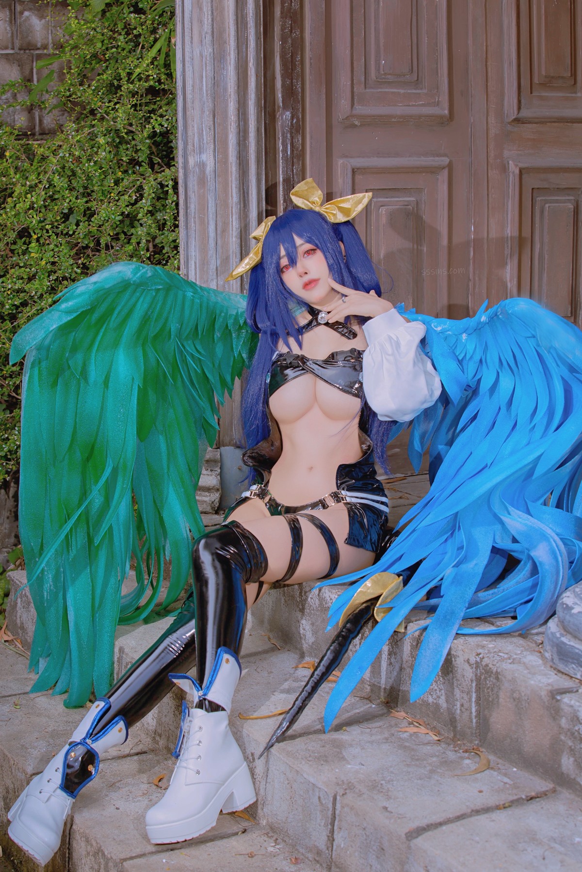 Cosplay 日本性感萝莉Byoru Dizzy Guilty Gear - Cosplay 日本性感萝莉Byoru Dizzy Guilty Gear.12P