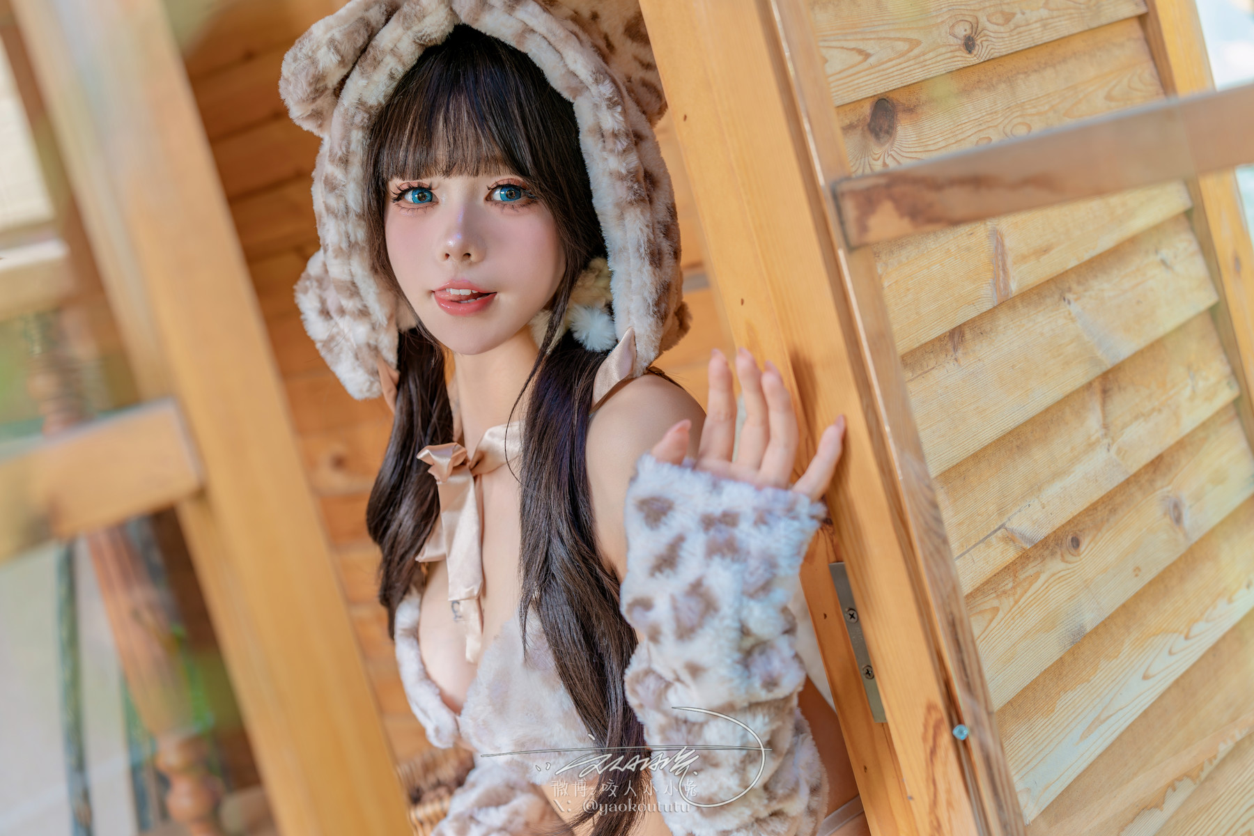 Cosplay 黏黏团子兔 豹猫嗷呜 Set.01 - Cosplay 黏黏团子兔 豹猫嗷呜 Set.01.19P